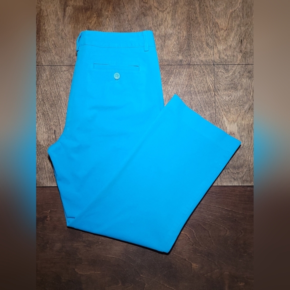 Lilly Pulitzer blue cotton spandex cropped pants, size 6 - Picture 7 of 7